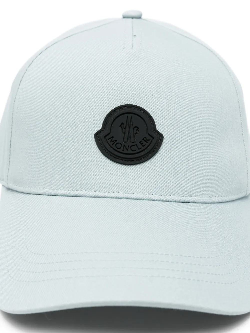  Moncler Logo Patch Hat - Blue 