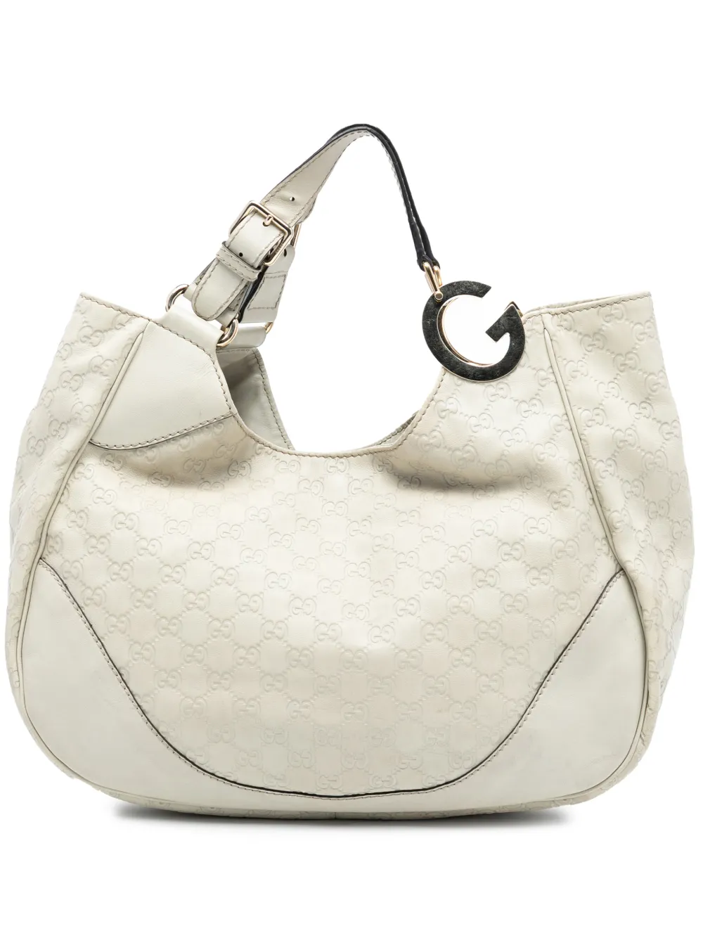 Gucci Pre-Owned 2016-2025 Large Guccissima Charlotte tote bag - Bianco