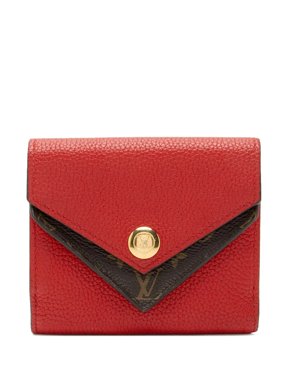 Louis Vuitton Pre-Owned 2017 monogram compact wallet - Rosso