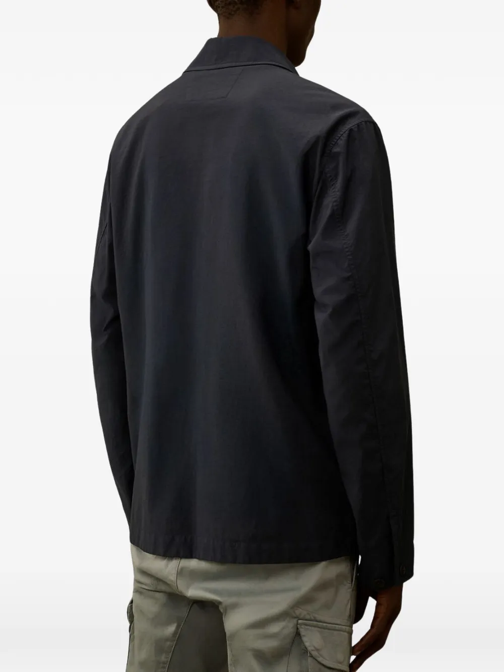 C.P. Company Taylon P Lens shirtjack met knopen Blauw