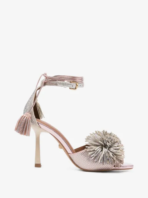 Kurt Geiger London pom-pom leather sandals