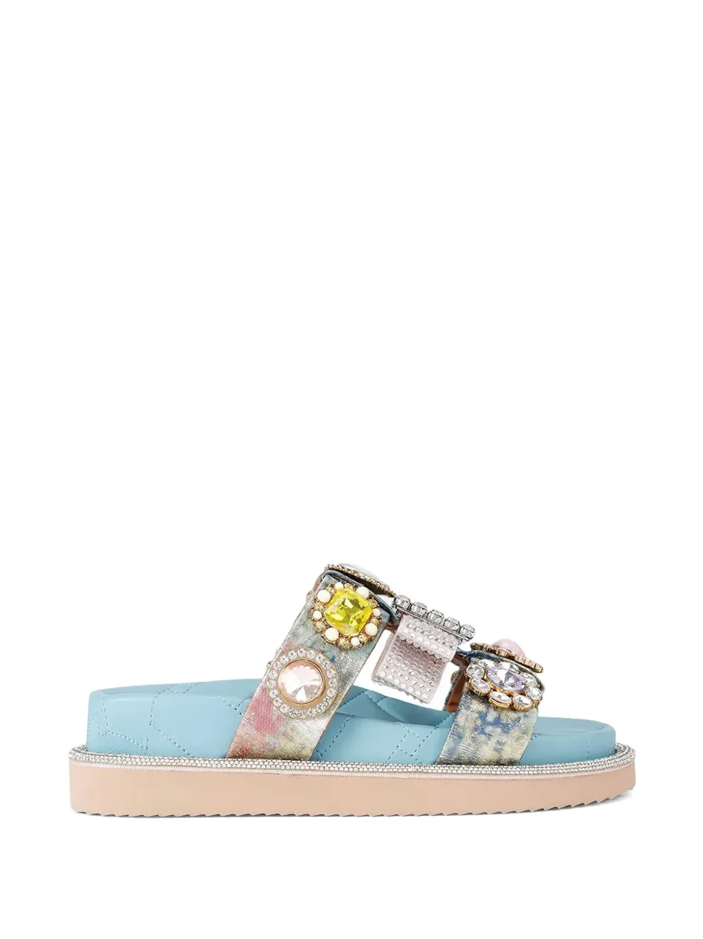 Kurt Geiger London Ornate Orson verfraaide sandalen Blauw