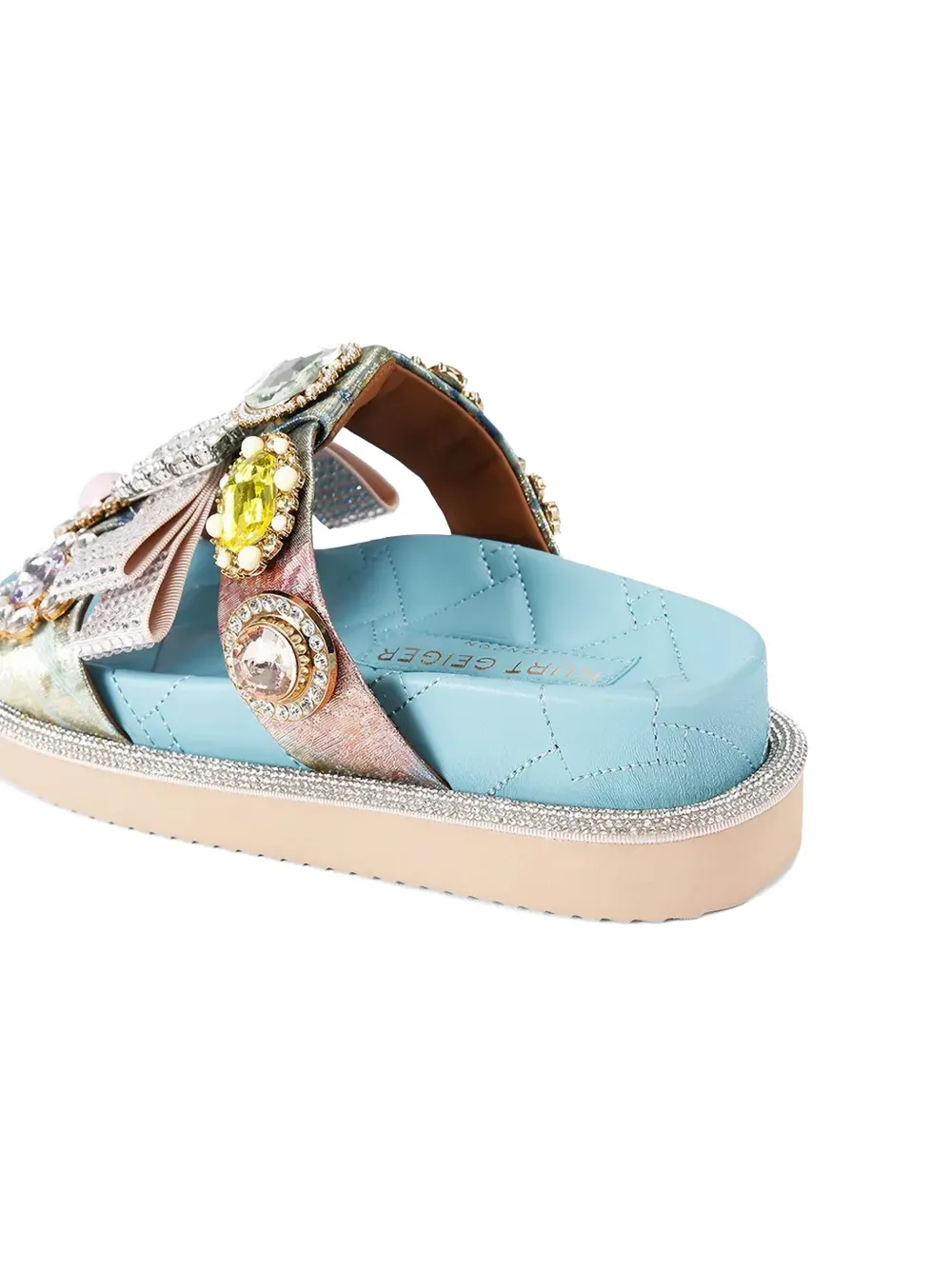 Kurt Geiger London Ornate Orson verfraaide sandalen Blauw