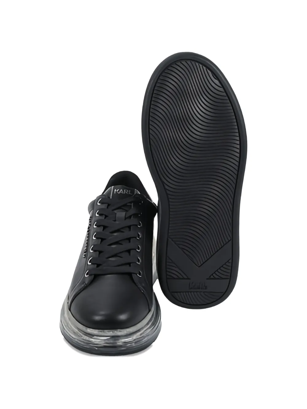 Karl Lagerfeld Kapri Kushion lace-up sneakers Zwart