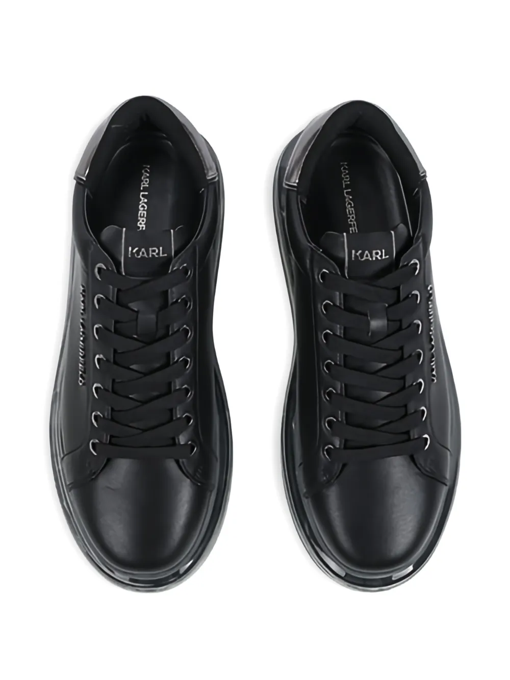 Karl Lagerfeld Kapri Kushion lace-up sneakers Zwart