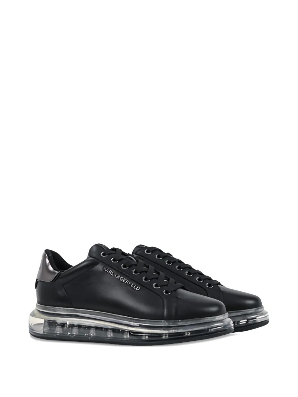 Karl Lagerfeld Kapri Kushion lace-up sneakers Zwart