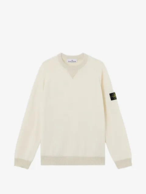 Stone Island suéter con cuello redondo
