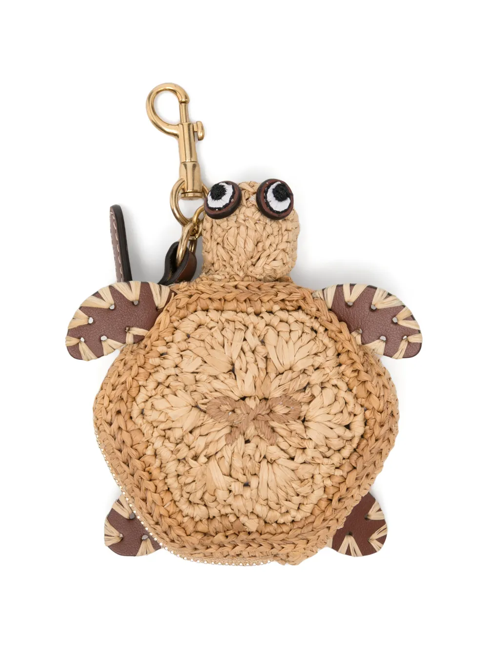 Anya Hindmarch turtle-shaped earphone case - Toni neutri