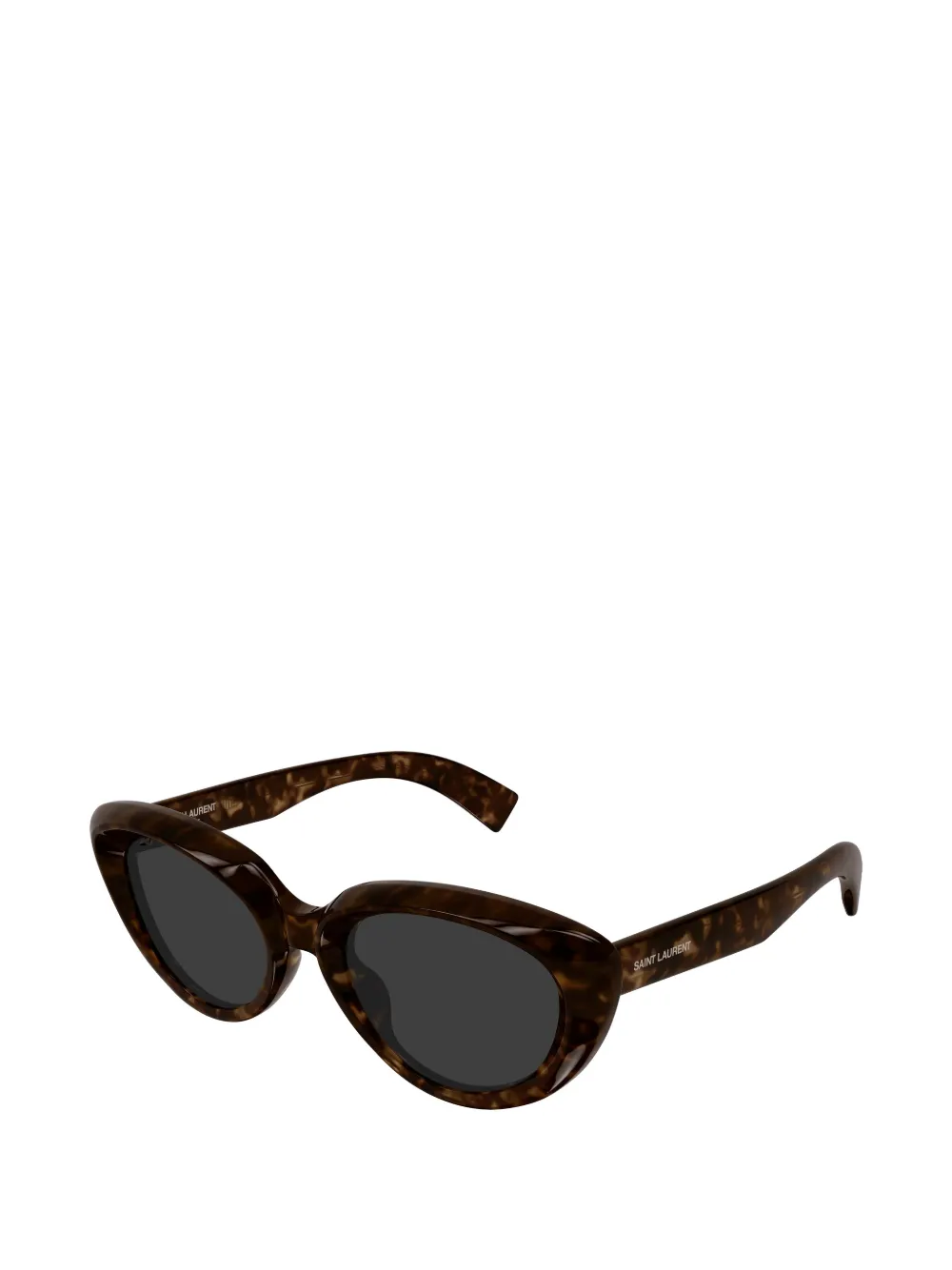 Saint Laurent Eyewear Zonnebril met cat-eye montuur Bruin