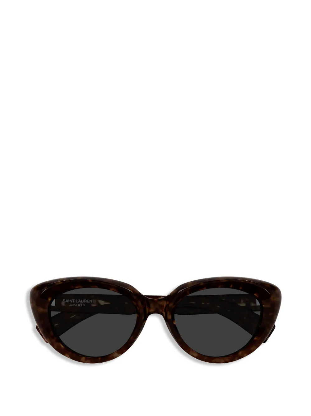 Saint Laurent Eyewear cat-eye grey lens sunglasses - Marrone