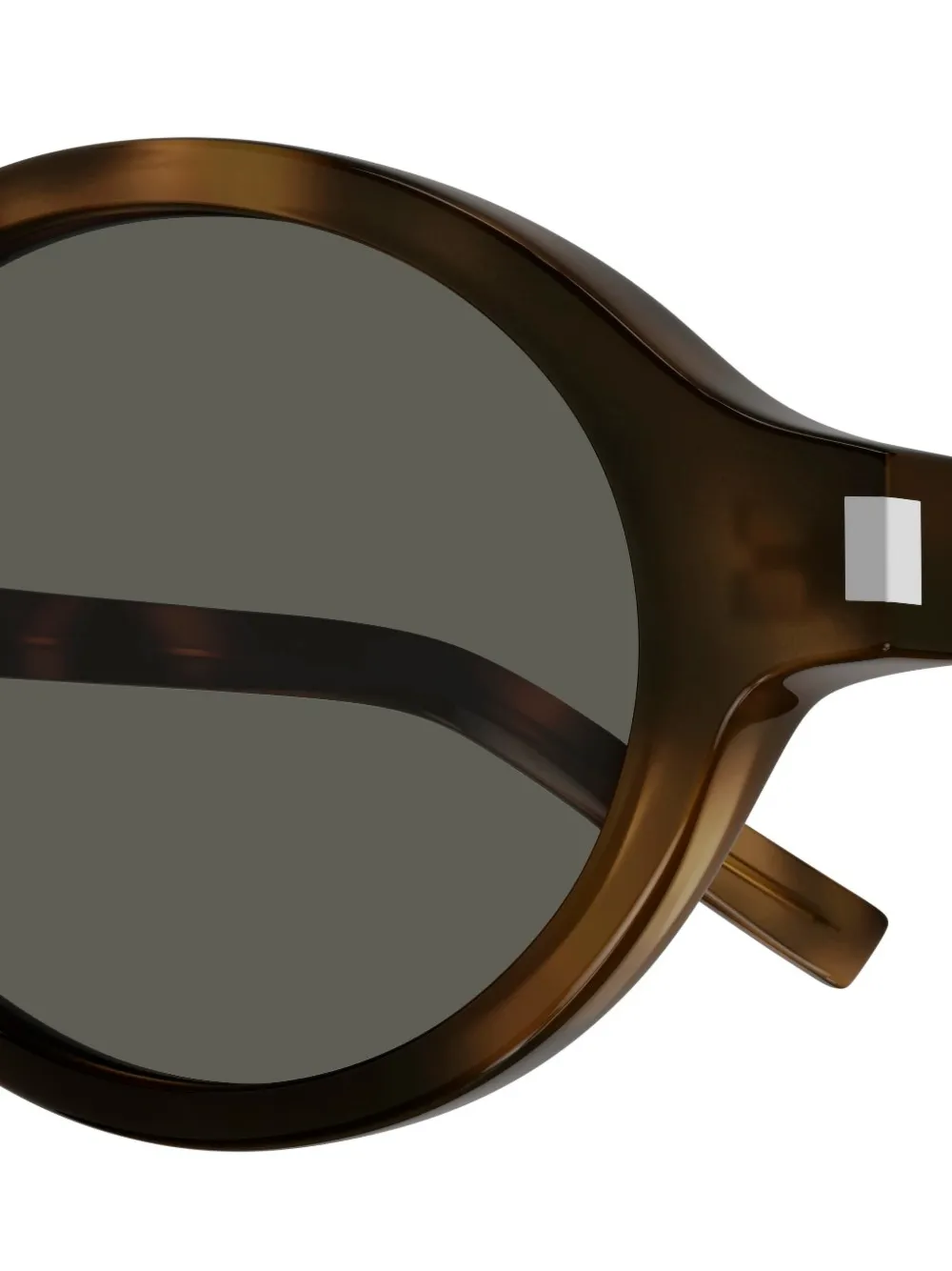 Saint Laurent Eyewear Jeanne zonnebril met ovalen montuur Bruin