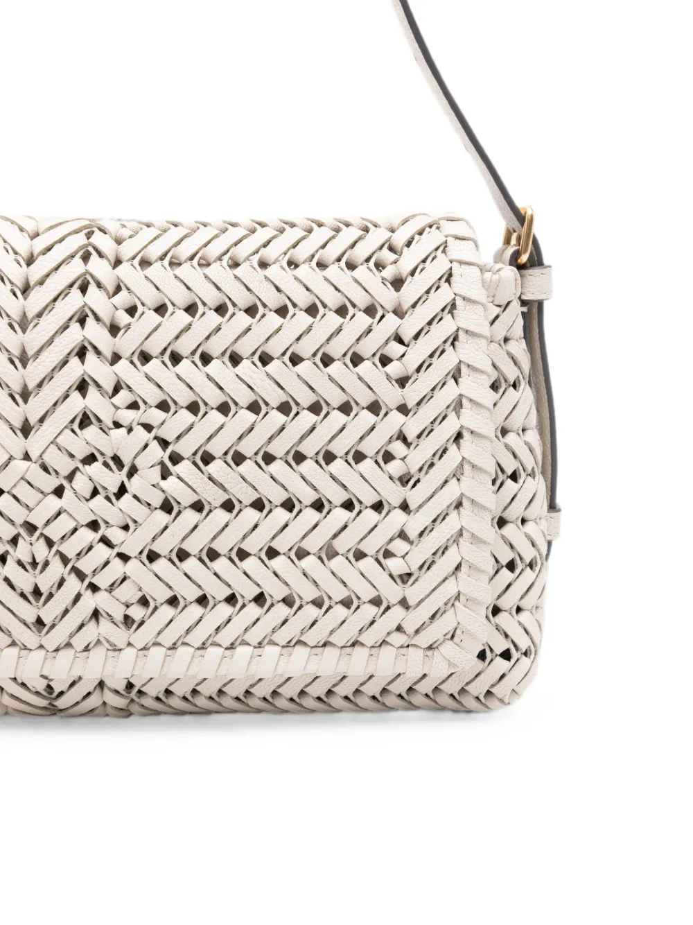 Anya Hindmarch Neeson capra leren schoudertas Wit