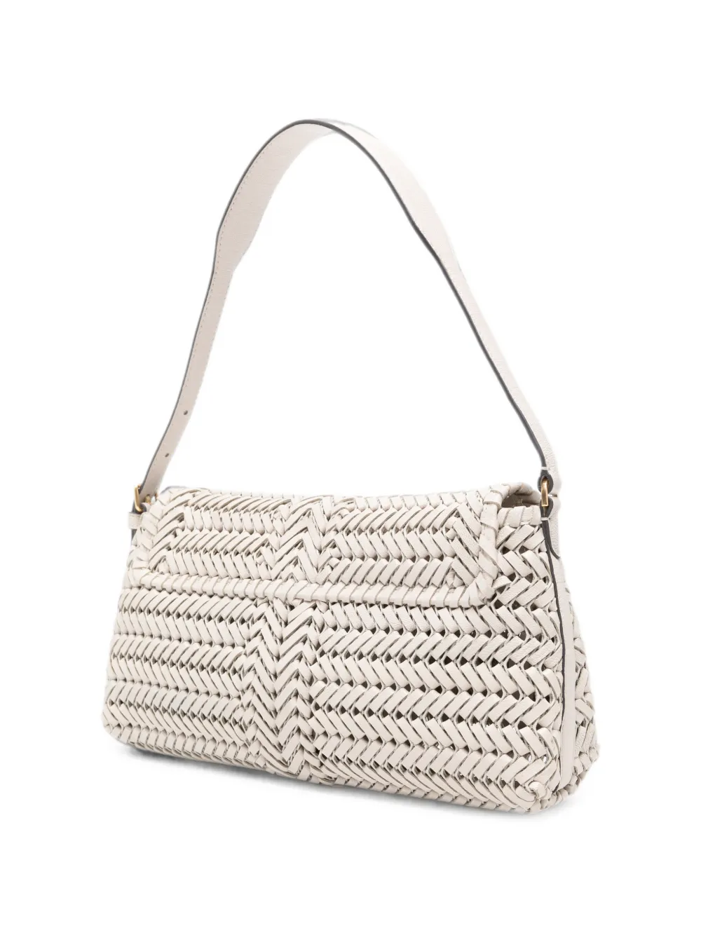 Anya Hindmarch Neeson capra leren schoudertas Wit