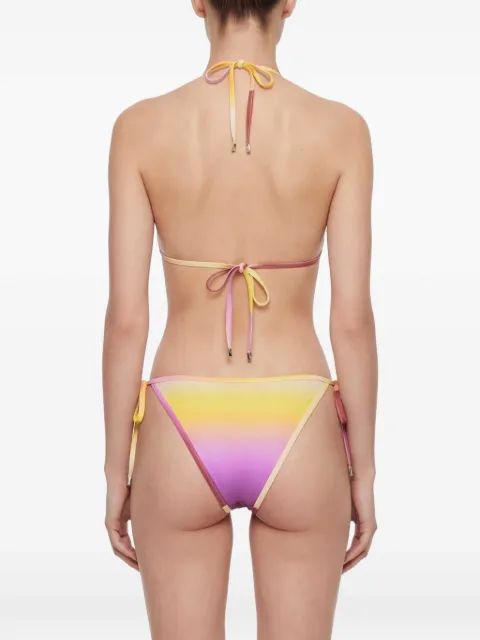 The Attico gradient-effect triangle bikini