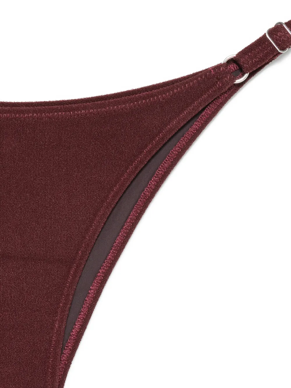 The Attico Bikini met print Rood