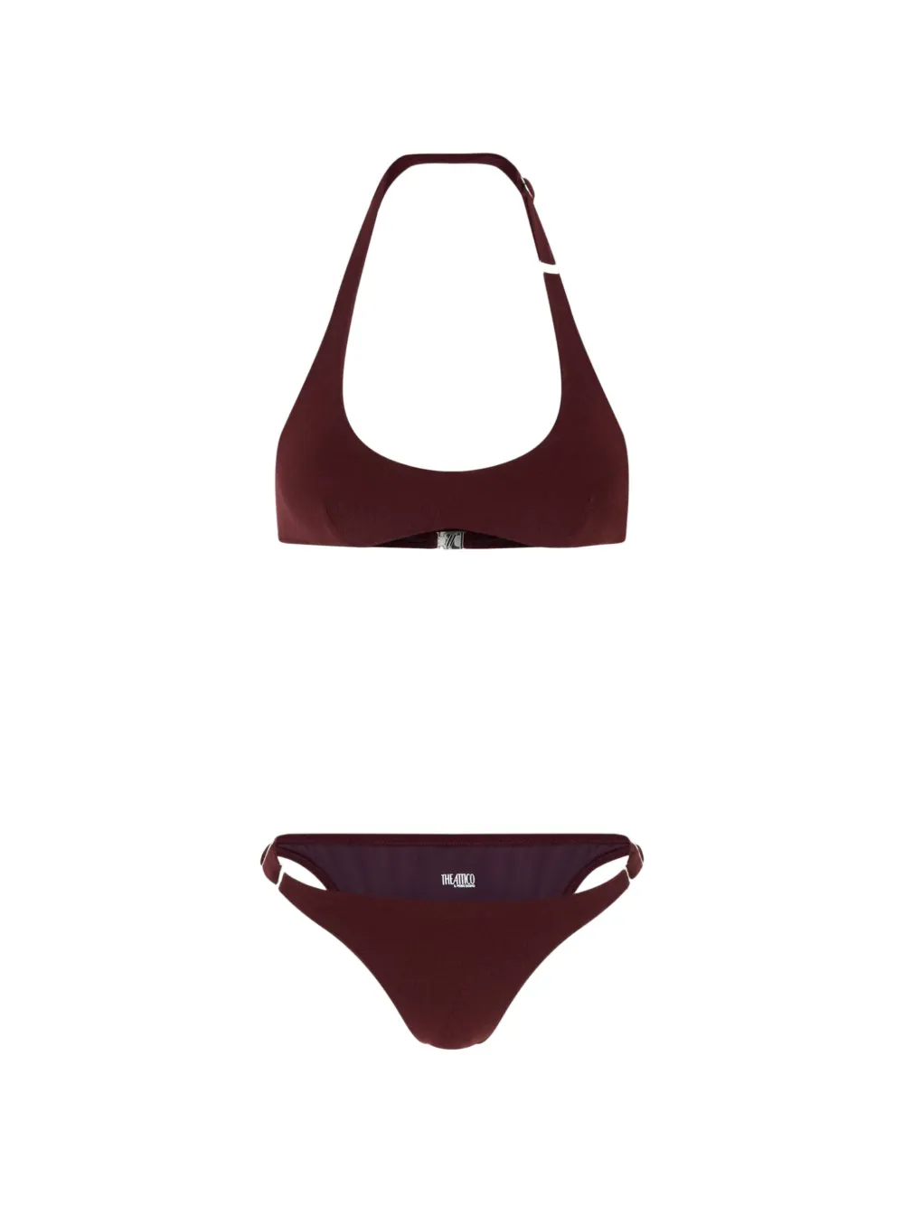 The Attico halterneck bikini set - Rosso