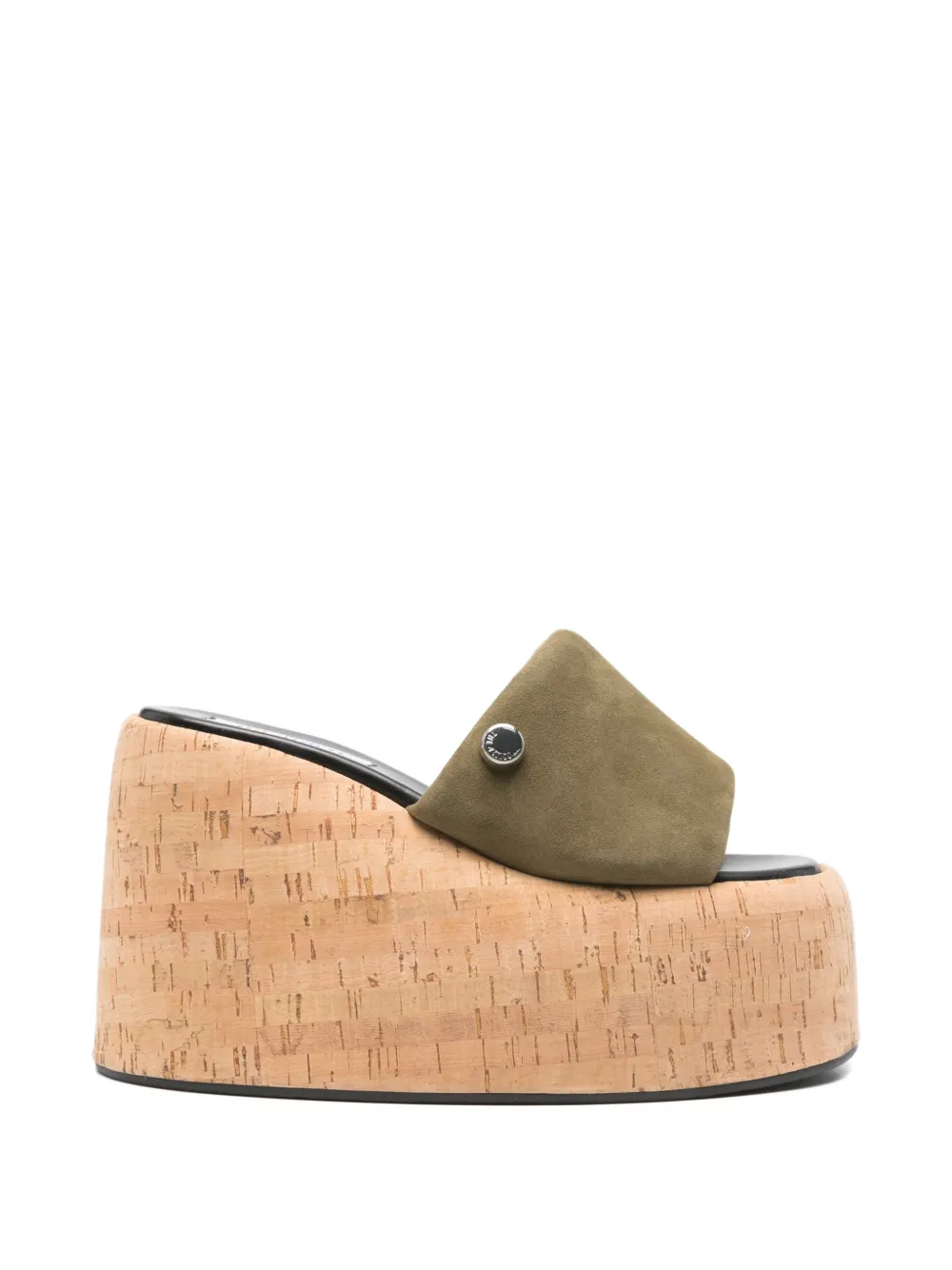 The Attico Mochi platform sandals - Grün