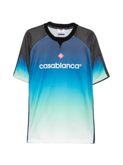 Casablanca logo-print gradient T-shirt