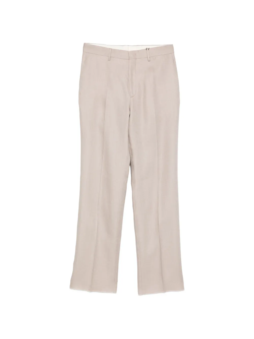 Tagliatore straight-leg linen trousers - Toni neutri