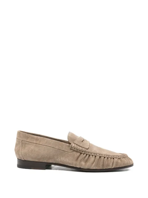 Tagliatore gathered-detail loafers