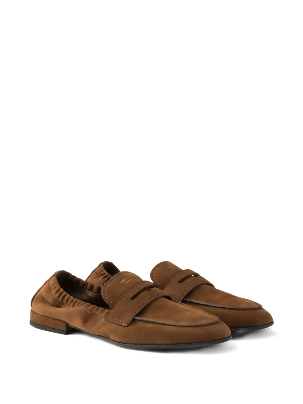 Prada Leren loafers Bruin