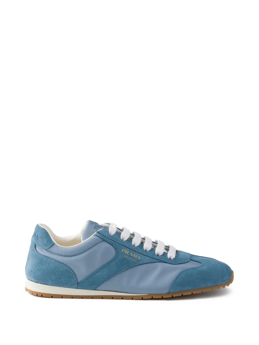Prada suede sneakers Blauw
