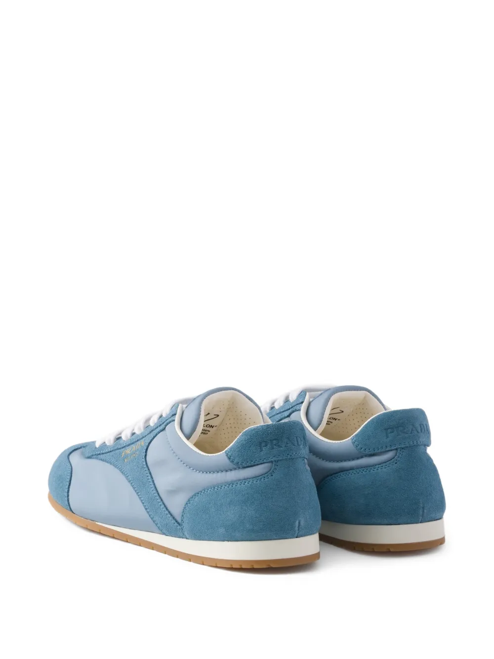 Prada suede sneakers Blauw