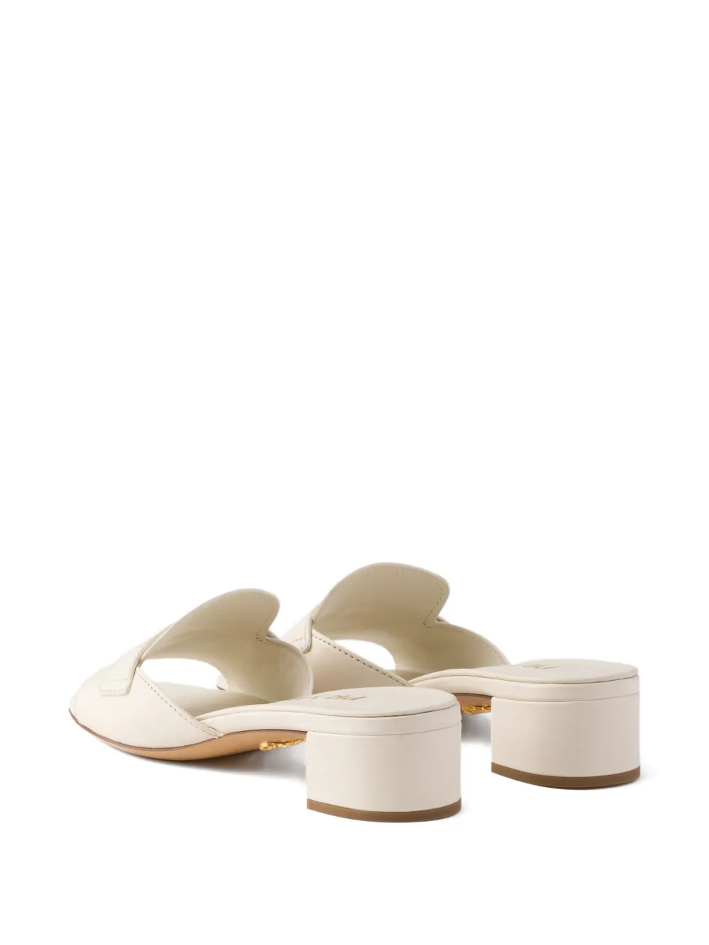 Prada leather sandals Beige