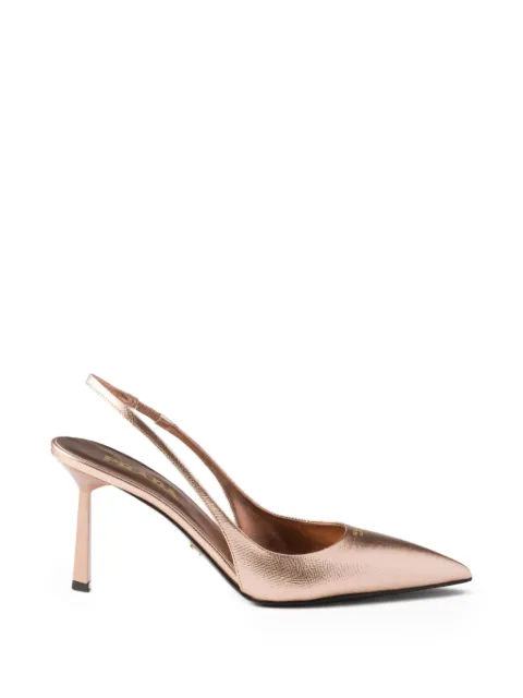 Prada logo slingback pumps