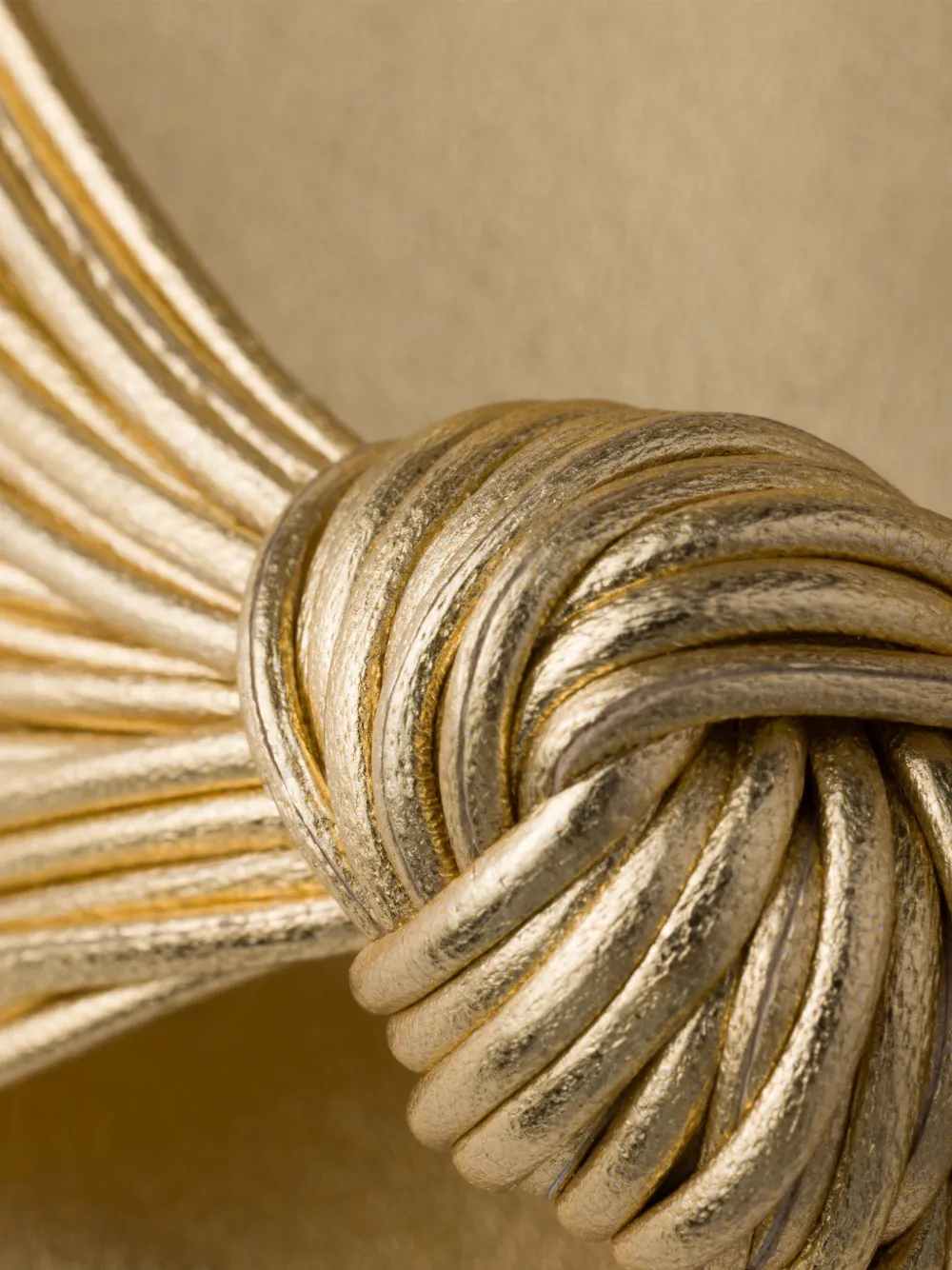 Prada Leren sandalen Goud