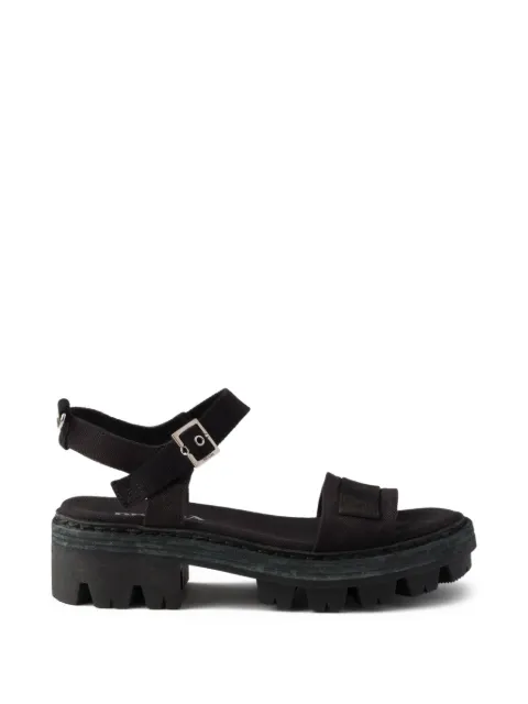 Prada canvas sandals