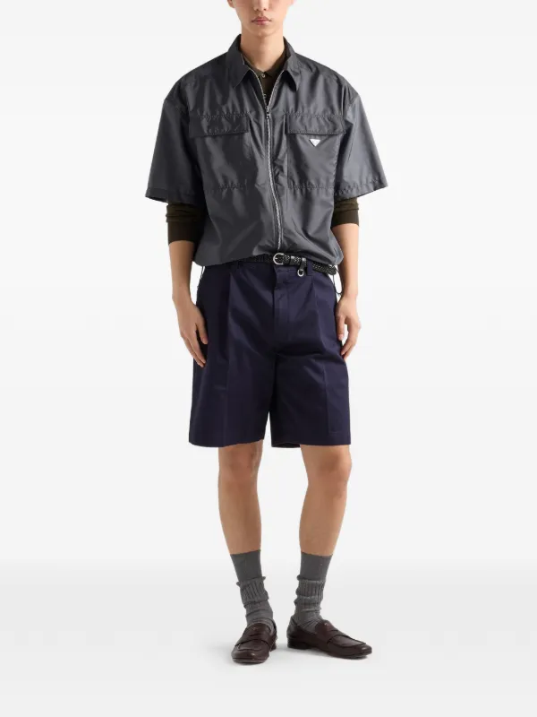 Prada Re-Nylon シャツ | グレー | FARFETCH JP
