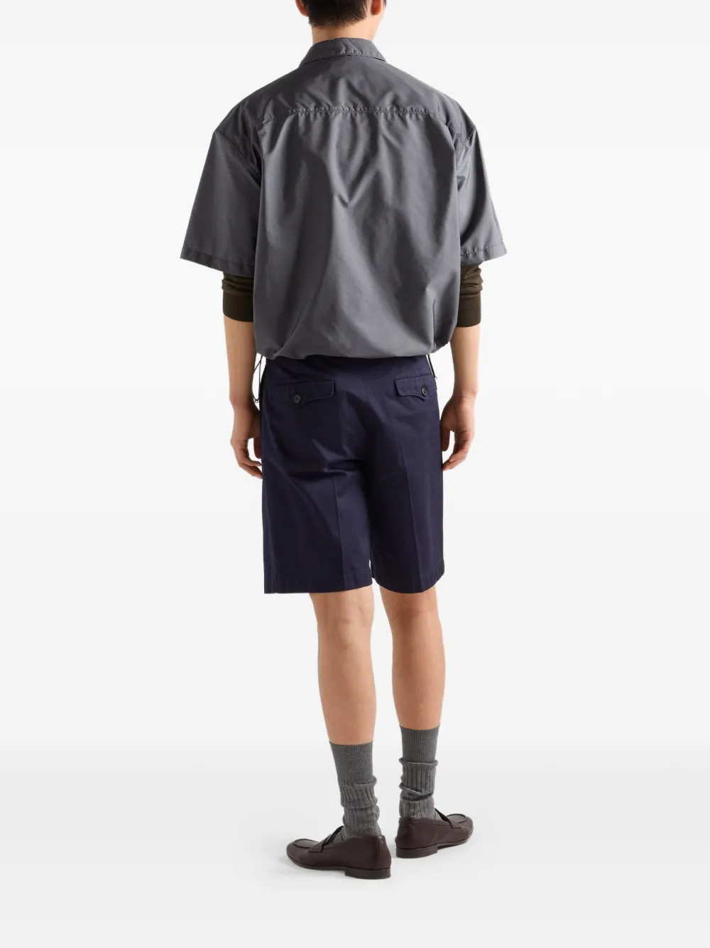  Prada Re-nylon Shirt - Grey 
