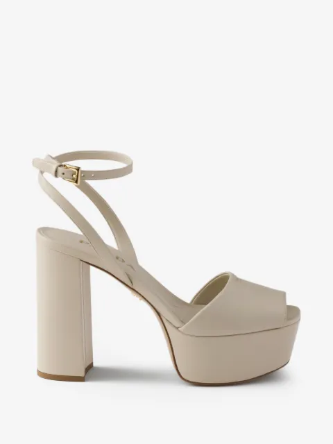 Prada nappa leather platform sandals
