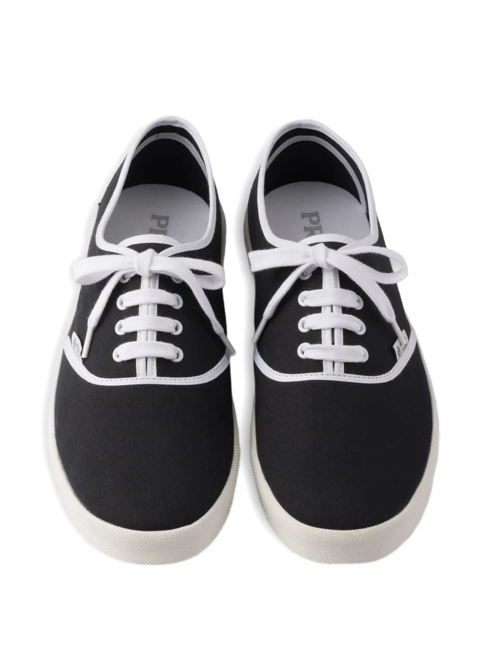 Prada lace-up sneakers Zwart
