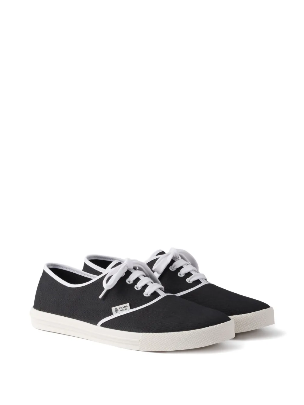 Prada lace-up sneakers Zwart