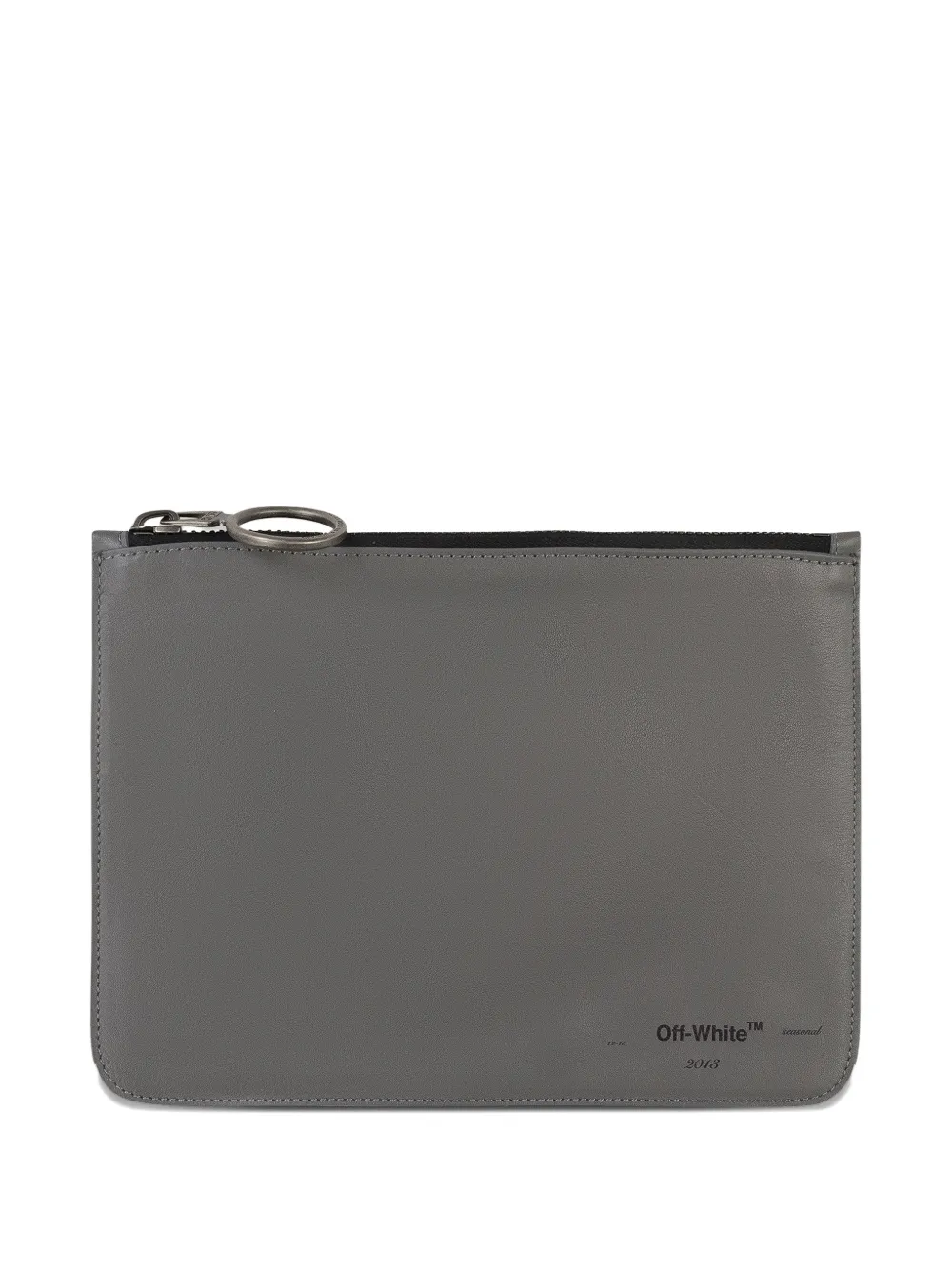 Off-White zip wallet - Grigio