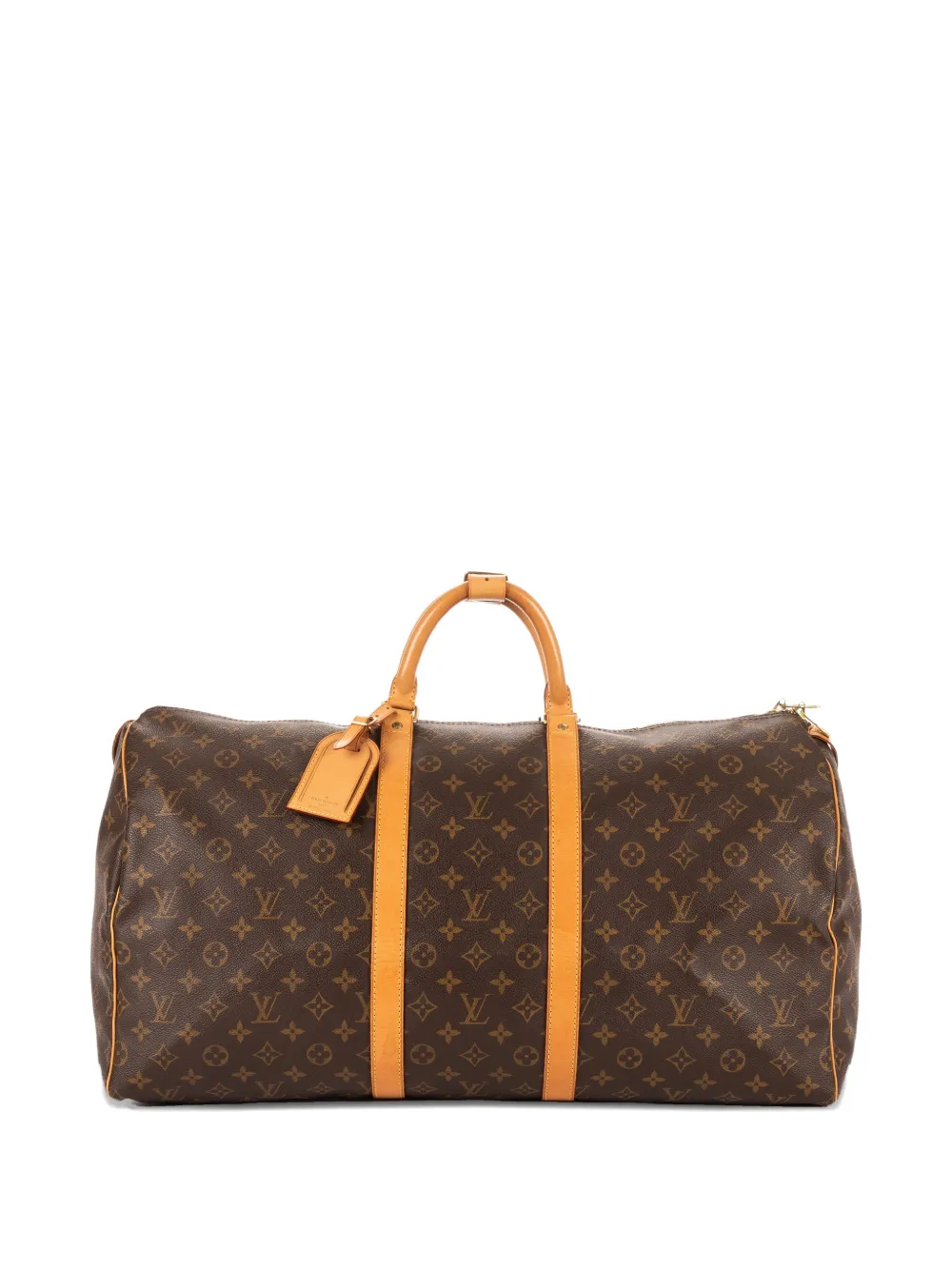 Louis Vuitton Pre-Owned 55 Keepall Monogram luggage bag - Marrone