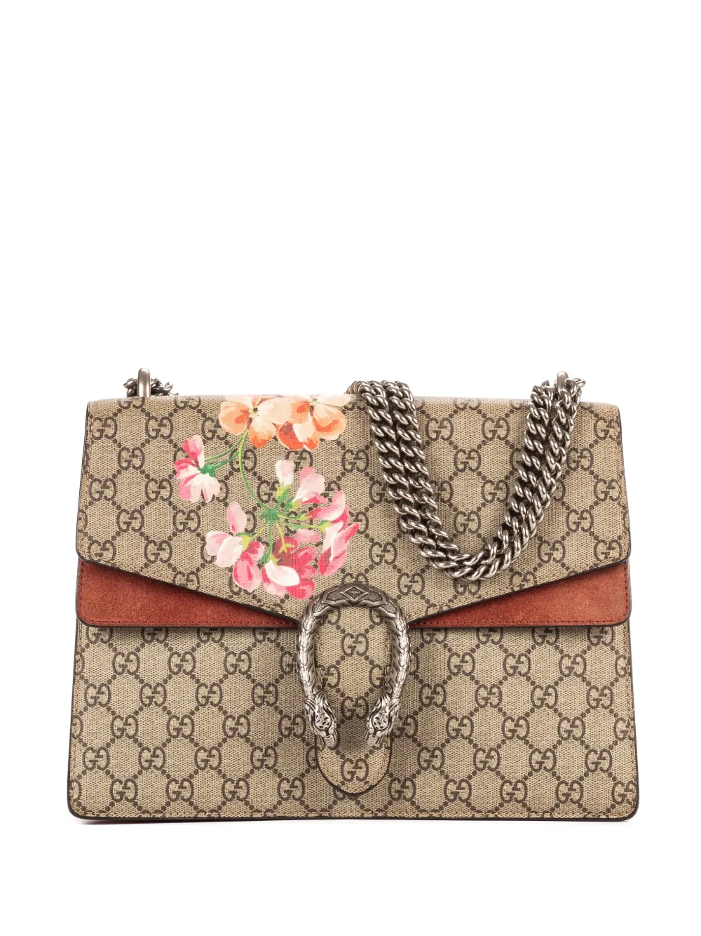 Gucci Pre-Owned medium Dionysus Blooms floral-print shoulder bag - Toni neutri