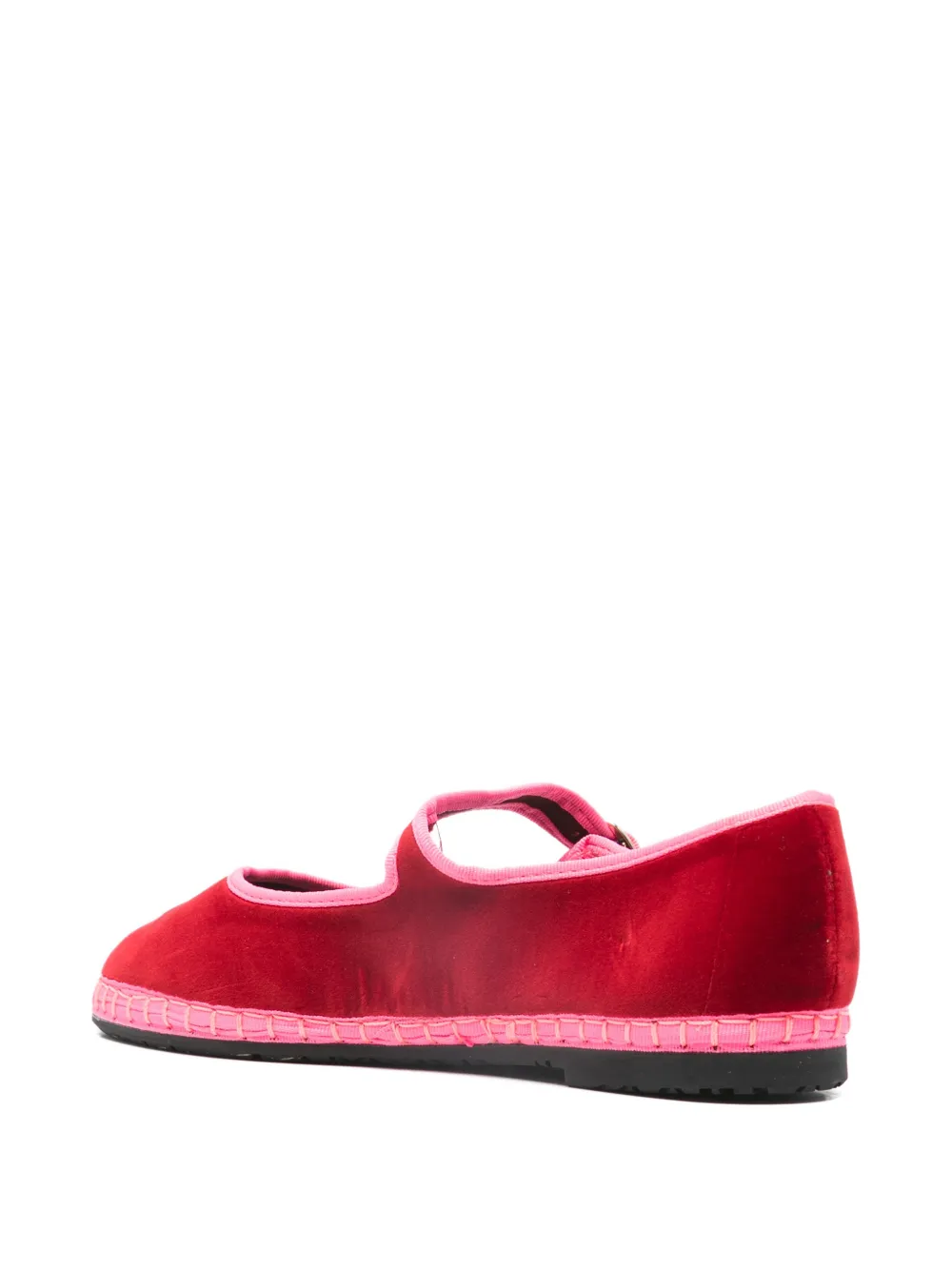  Flabelus Aurelie Ballet Flats - Red 