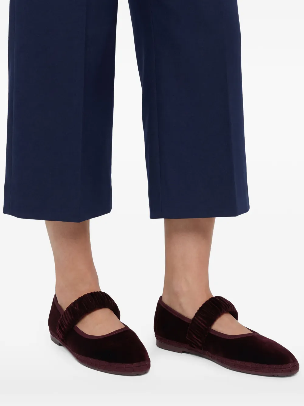 FLABELUS Mafalda ballerina's met ruches Rood