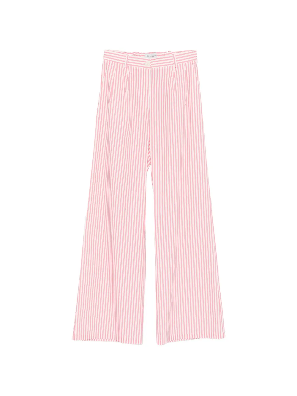 ERMANNO FIRENZE striped wide-leg trousers - Rosa