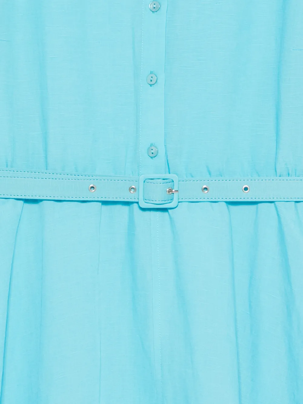 ERMANNO FIRENZE Kanten jurk met ceintuur Blauw