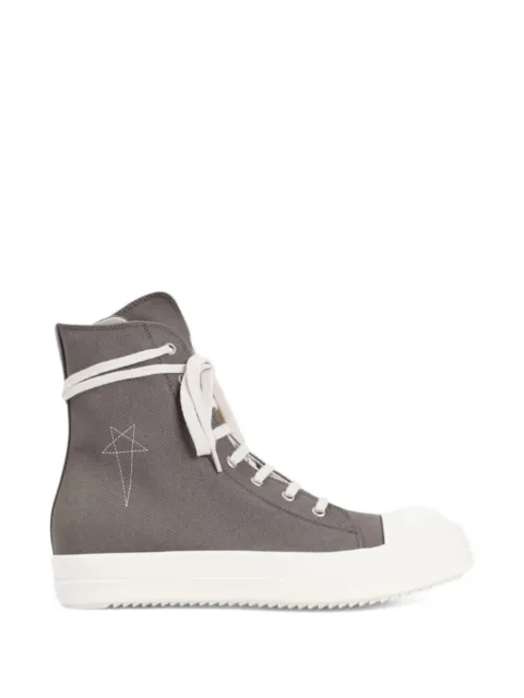 Rick Owens DRKSHDW pentagram embroidered ramones sneakers