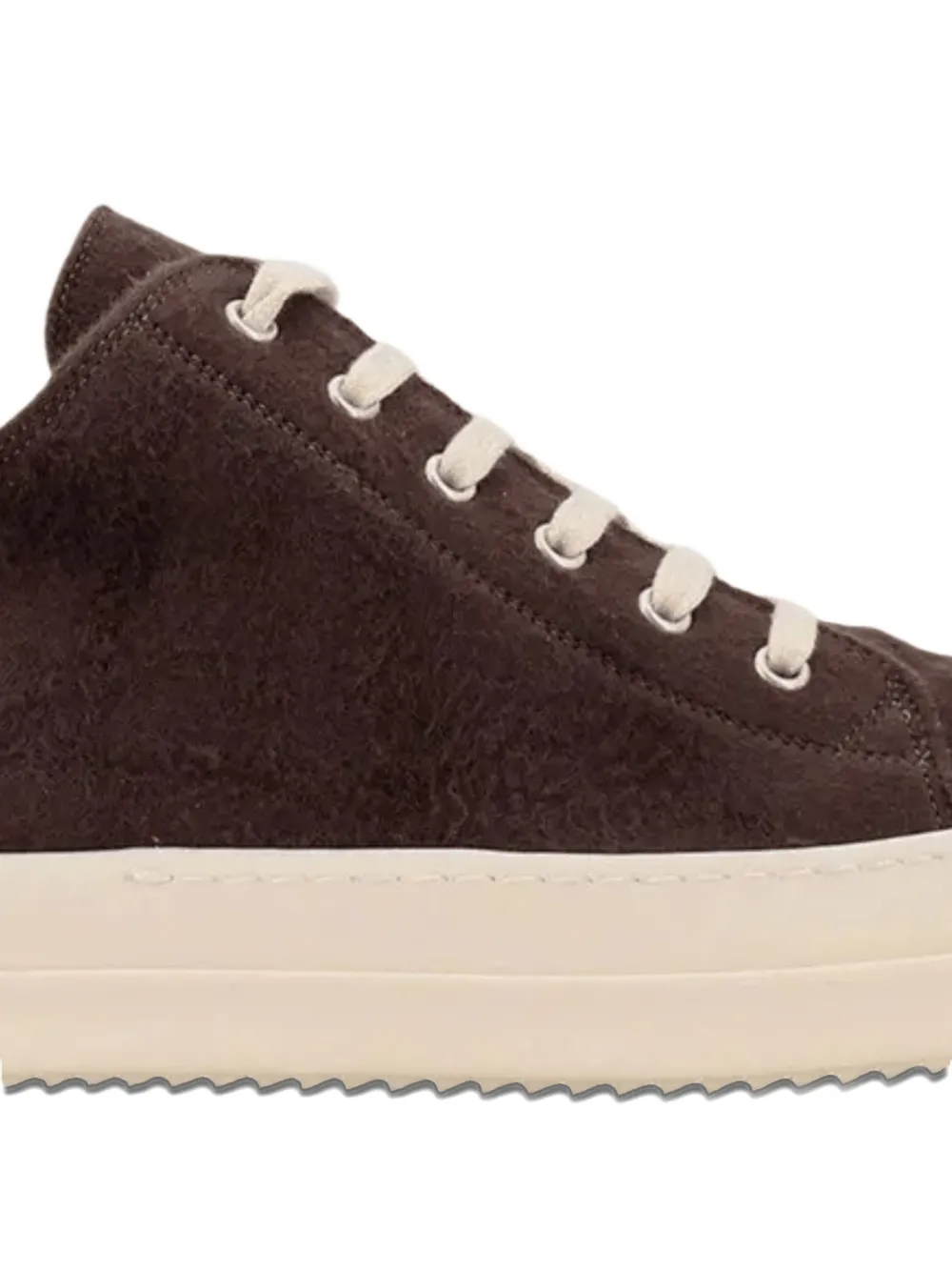 Rick Owens ramones brushed sneakers Bruin