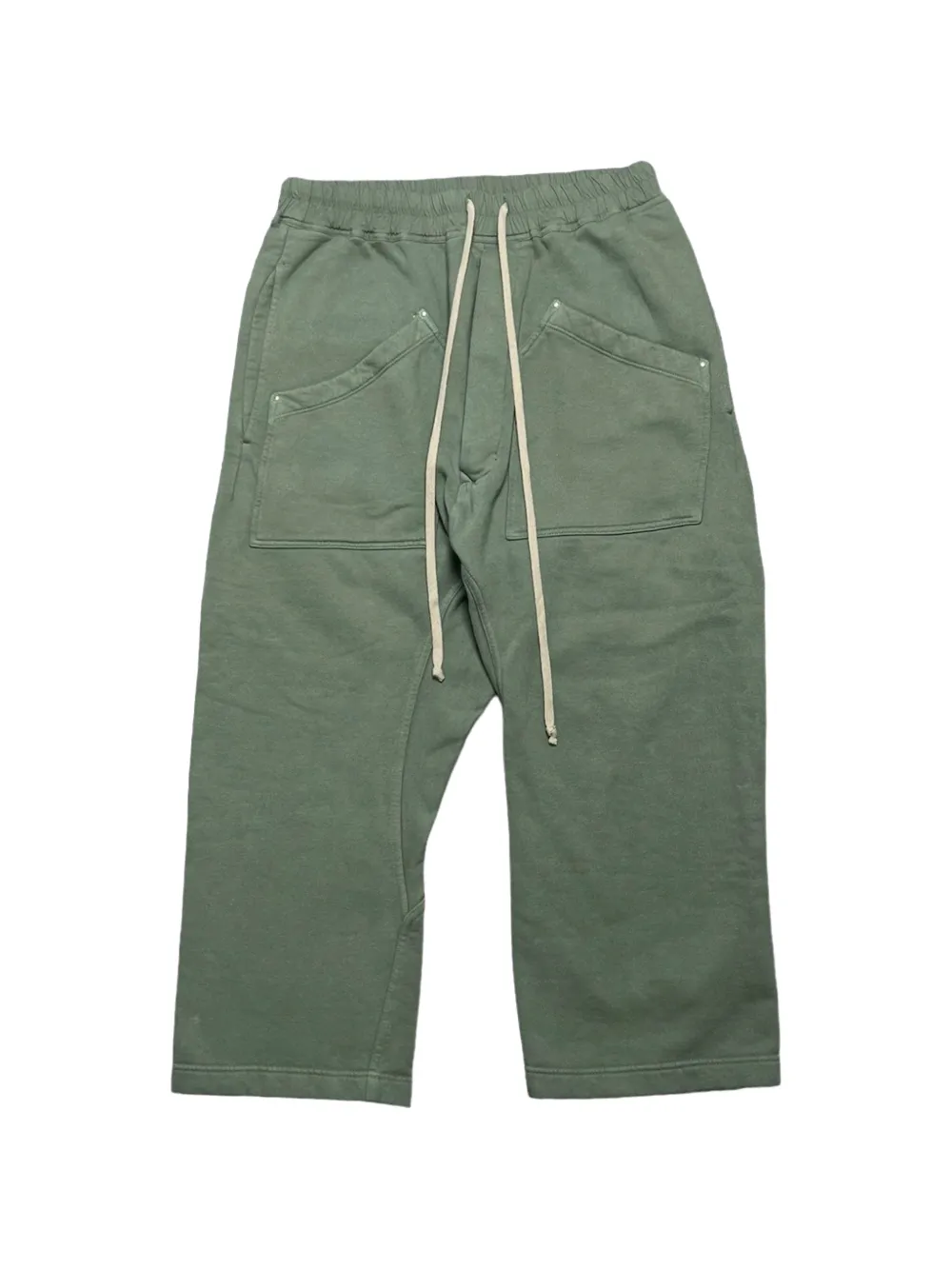 Rick Owens DRKSHDW Prisoner straight broek Groen