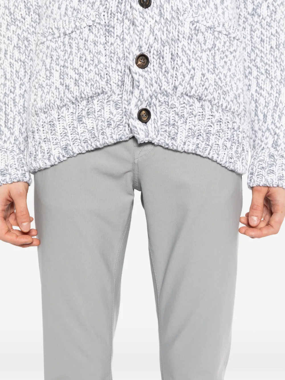 Eleventy Straight broek Grijs