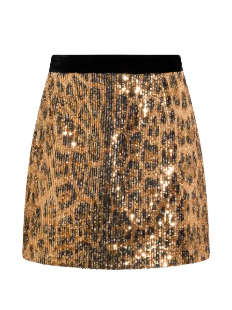 Roberto Cavalli falda corta con animal print