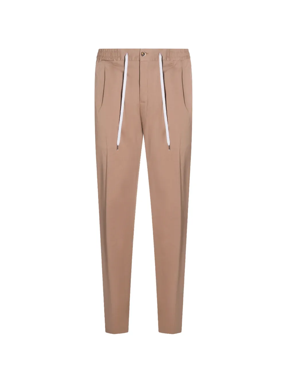 PT Torino drawstring pleat trousers - Toni neutri