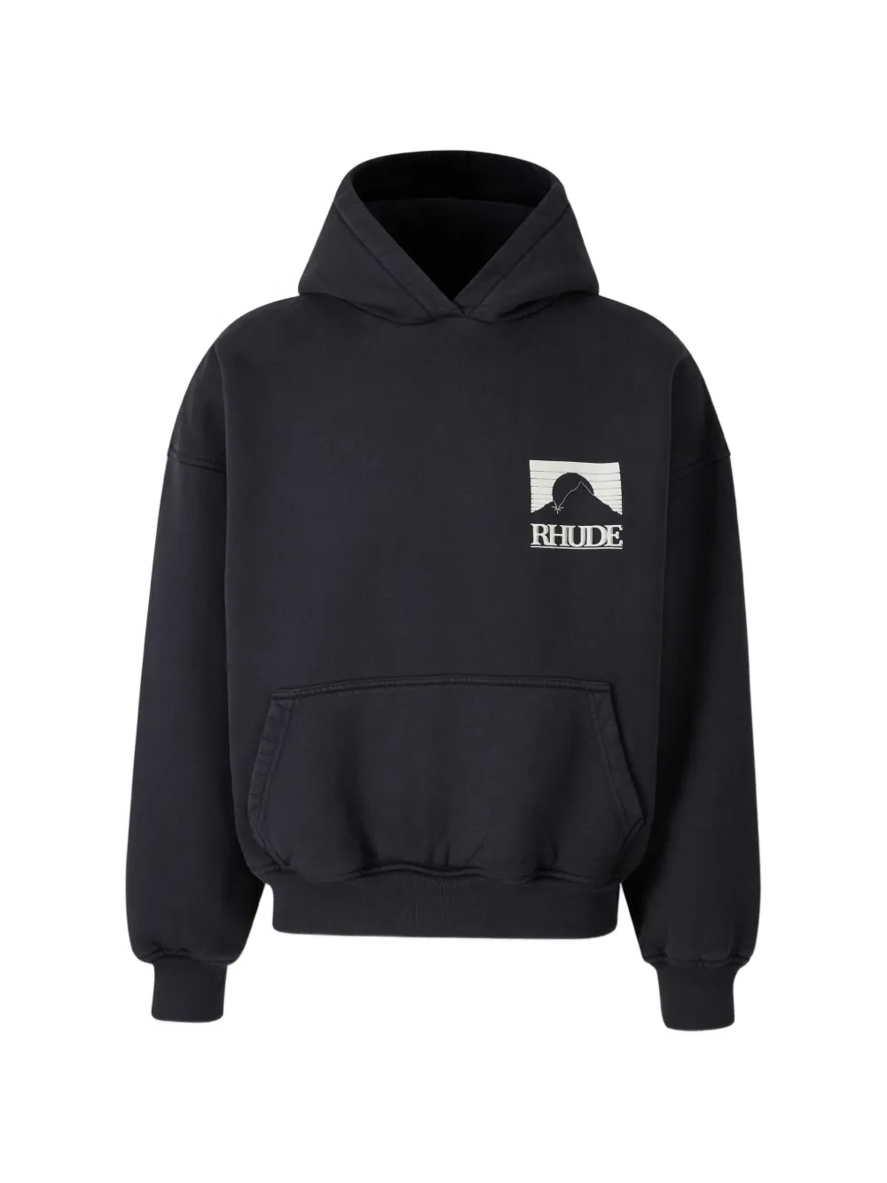 RHUDE худи с графичным принтом | черный | Image 1